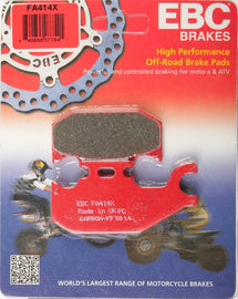 EBC BRAKE PADS FA414X-atv motorcycle utv parts accessories gear helmets jackets gloves pantsAll Terrain Depot