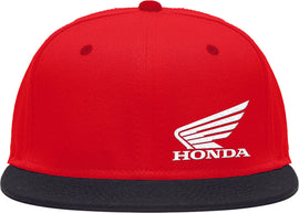 D'COR HONDA WING SNAP BACK HAT RED 70-108-1