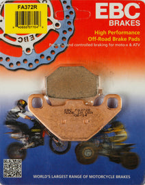 EBC BRAKE PADS FA372R-atv motorcycle utv parts accessories gear helmets jackets gloves pantsAll Terrain Depot