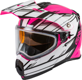 GMAX AT-21S ADVENTURE EPIC SNOW HELMET PINK/WHITE/BLACK MD G2211405