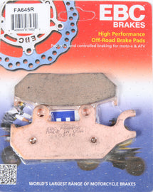EBC BRAKE PADS H-SERIES FA645R-atv motorcycle utv parts accessories gear helmets jackets gloves pantsAll Terrain Depot