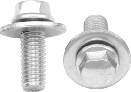 BOLT 8MM HEX HEAD FLANGE BOLT 6X1.0X16MM W/16MM WASHER 10/PK 024-11616