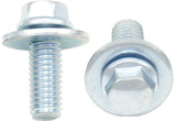BOLT 8MM HEX HEAD FLANGE BOLT 6X1.0X16MM W/16MM WASHER 10/PK 024-11616