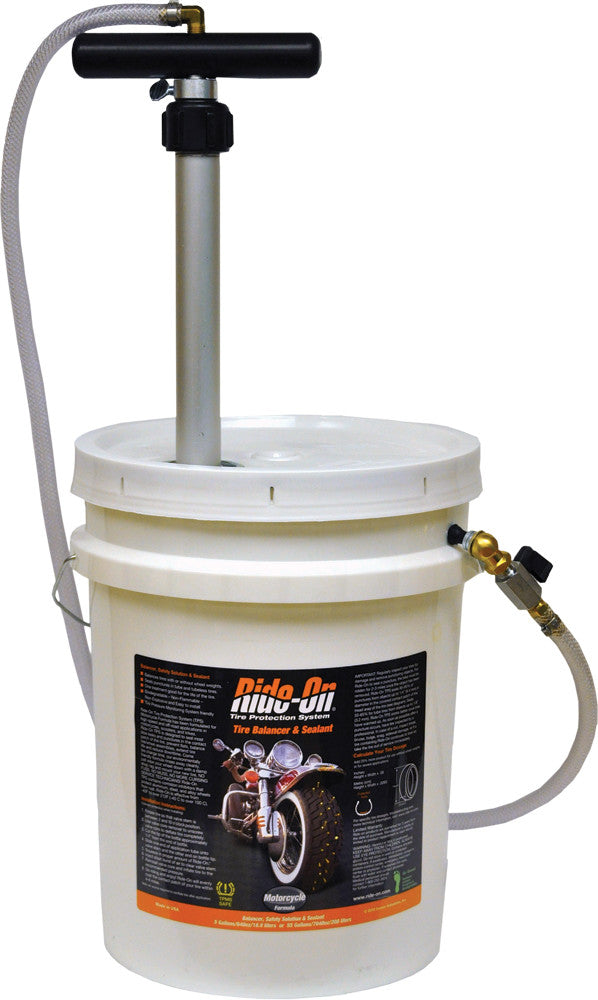 RIDE-ON TPS TIRE BALANCER AND SEALANT PUMP FOR 5GAL PAIL- PUMP HP-100