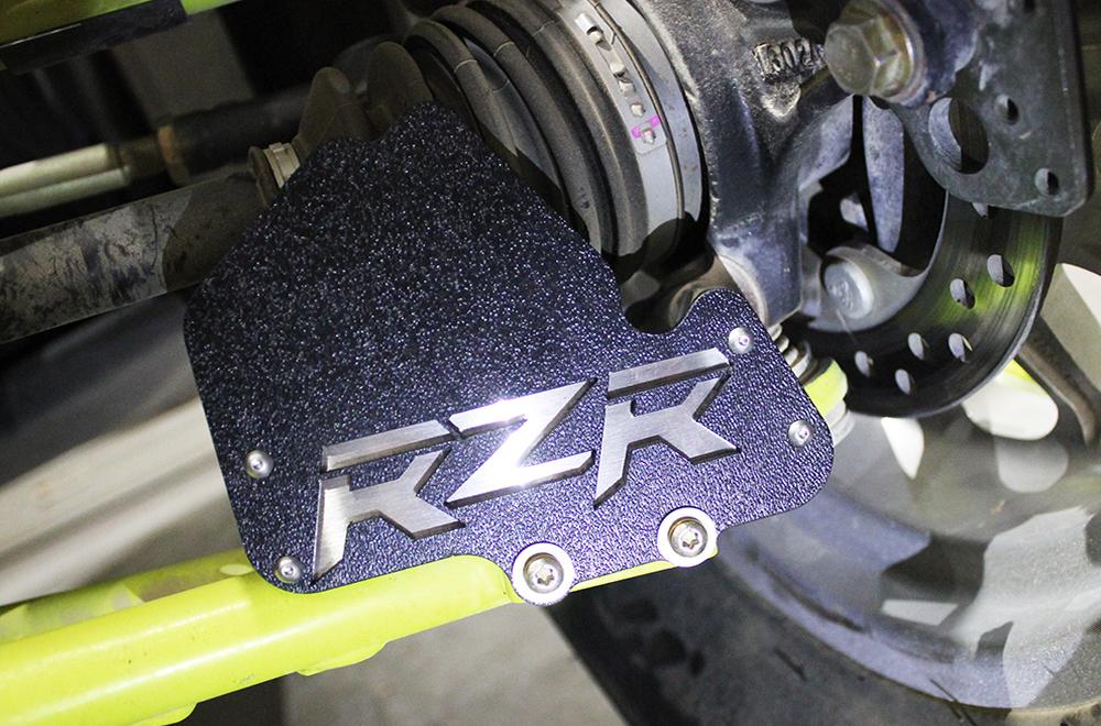 2PC set of RZR Mud Flaps w/ Stainless Steel CV Boot Guard fits Polaris RZR 1000 XP 900 S-atv motorcycle utv parts accessories gear helmets jackets gloves pantsAll Terrain Depot