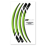 D'COR RIM DECALS GREEN 4 PC SET GRN RIM DECALS 4 PC SET 40-80-217
