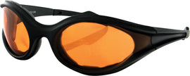 BOBSTER FOAMERZ SUNGLASSES BLACK W/AMBER LENS ES114A-atv motorcycle utv parts accessories gear helmets jackets gloves pantsAll Terrain Depot
