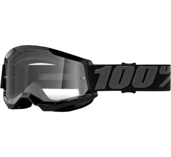 100% Strata 2 Motocross & Mountain Bike Goggles - MX and MTB Racing Protective Eyewear