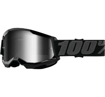 100% Strata 2 Motocross & Mountain Bike Goggles - MX and MTB Racing Protective Eyewear