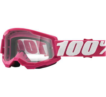 100% Strata 2 Motocross & Mountain Bike Goggles - MX and MTB Racing Protective Eyewear