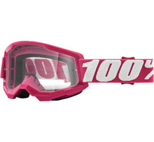 Load image into Gallery viewer, 100% Strata 2 Motocross &amp; Mountain Bike Goggles - MX and MTB Racing Protective Eyewear