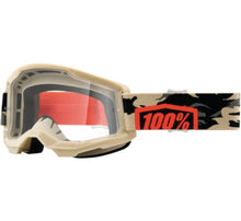 Load image into Gallery viewer, 100% Strata 2 Motocross &amp; Mountain Bike Goggles - MX and MTB Racing Protective Eyewear