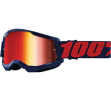 Load image into Gallery viewer, 100% Strata 2 Motocross &amp; Mountain Bike Goggles - MX and MTB Racing Protective Eyewear