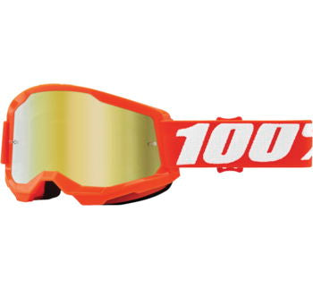 100% Strata 2 Motocross & Mountain Bike Goggles - MX and MTB Racing Protective Eyewear