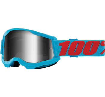 100% Strata 2 Motocross & Mountain Bike Goggles - MX and MTB Racing Protective Eyewear
