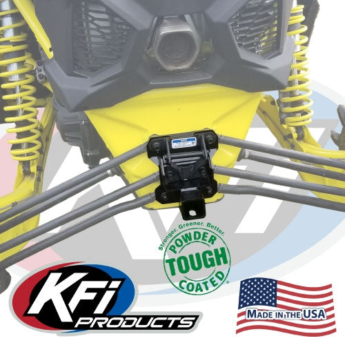 KFI Rear 2" Receiver Hitch for 2016-2019 Can-Am Maverick X3 Turbo 101580-atv motorcycle utv parts accessories gear helmets jackets gloves pantsAll Terrain Depot