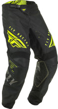 Load image into Gallery viewer, FLY RACING KINETIC K220 PANTS BLACK/GREY/HI-VIS SZ 18 373-53518