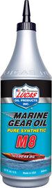 LUCAS MARINE GEAR OIL PURE SYNTHETIC M8 1QT 10652