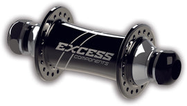 EXCESS FRONT HUB BLACK 20MM/36H EXHUP20BKBK
