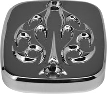 Load image into Gallery viewer, PREC. BILLET UPPER BRAKE CYLINDER COVER ACE'S WILD CHROME ACE-110-02UP-CHR