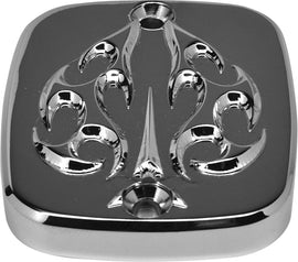 PREC. BILLET UPPER BRAKE CYLINDER COVER ACE'S WILD CHROME ACE-110-02UP-CHR