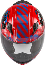 Load image into Gallery viewer, GMAX YOUTH GM-49Y BEASTS FULL-FACE HELMET RED/BLUE/GREY YM G1498371