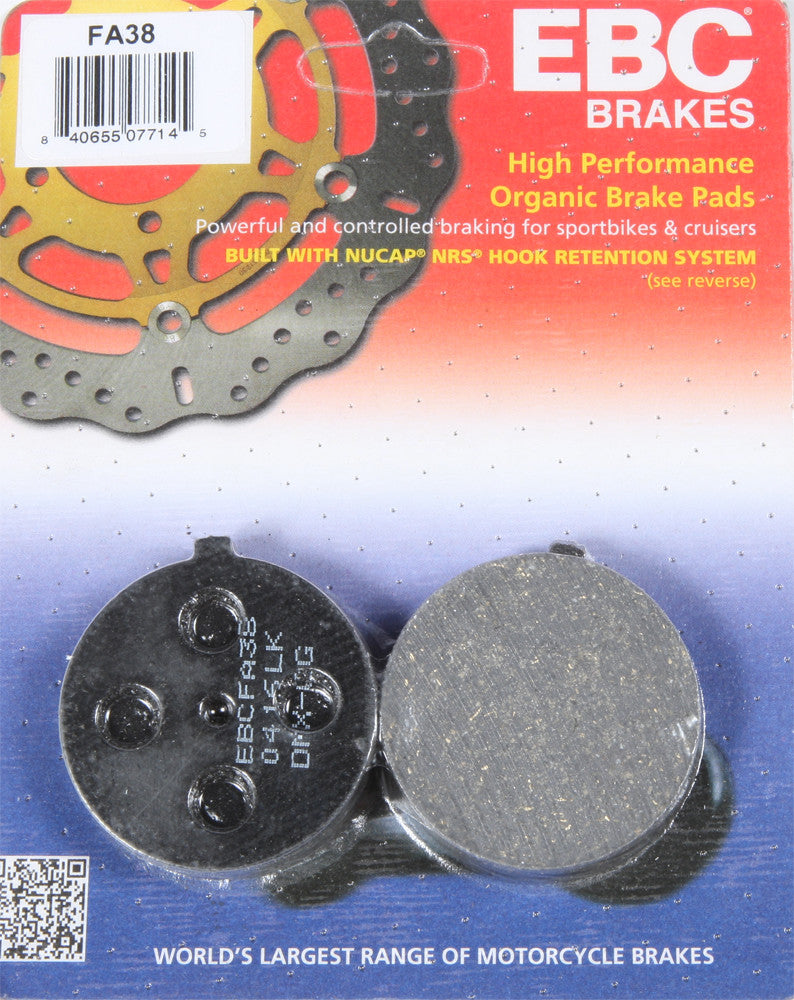 EBC BRAKE PADS FA38-atv motorcycle utv parts accessories gear helmets jackets gloves pantsAll Terrain Depot