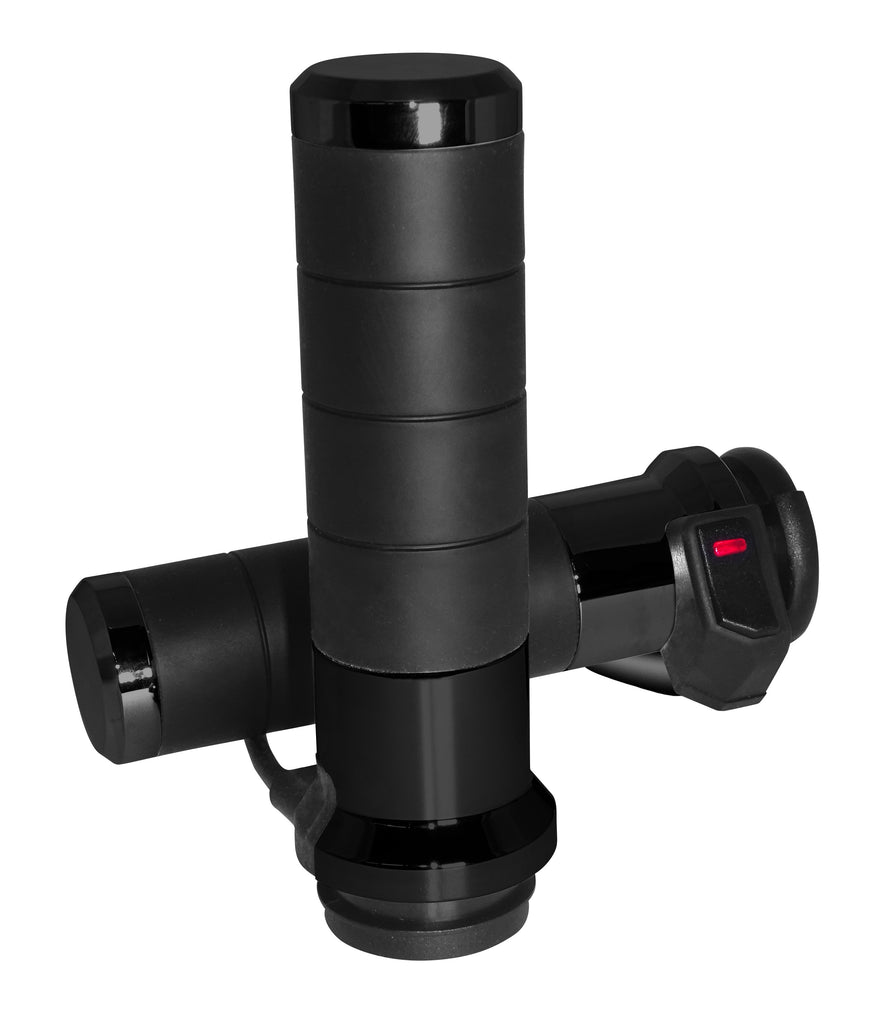 KOSO TITAN-X HEATED GRIPS BLACK ELECTRIC THROTTLE AX068K00