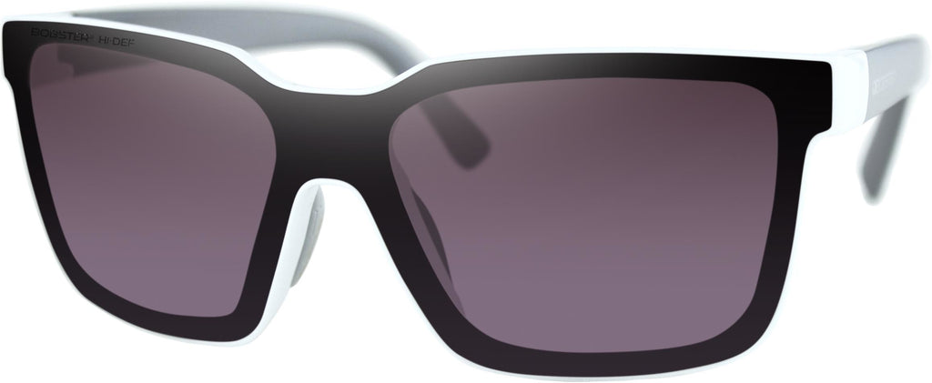 BOBSTER BOOST SUNGLASSES WHITE W/GREY/PURPLE/SLVR MIR BBST002H