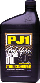 PJ1 GOLDFIRE SYNTHETIC BLEND MOTOR OIL 4T 10W-40 LITER 11933