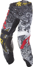 Load image into Gallery viewer, FLY RACING KINETIC ROCKSTAR MESH PANTS BLACK/WHITE SZ 28S 371-33928S