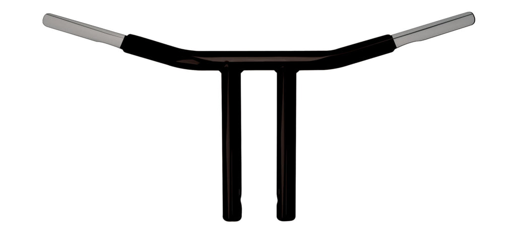 WILD 1 PHYSCO CHUBBY DRAG BAR 10.0 STRAIGHT RISERS SATIN BLK WO563B