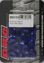 Load image into Gallery viewer, DRC ALUMINUM SPACERS TYPE 11 BLUE M6X12MM 20/PK D58-57-314