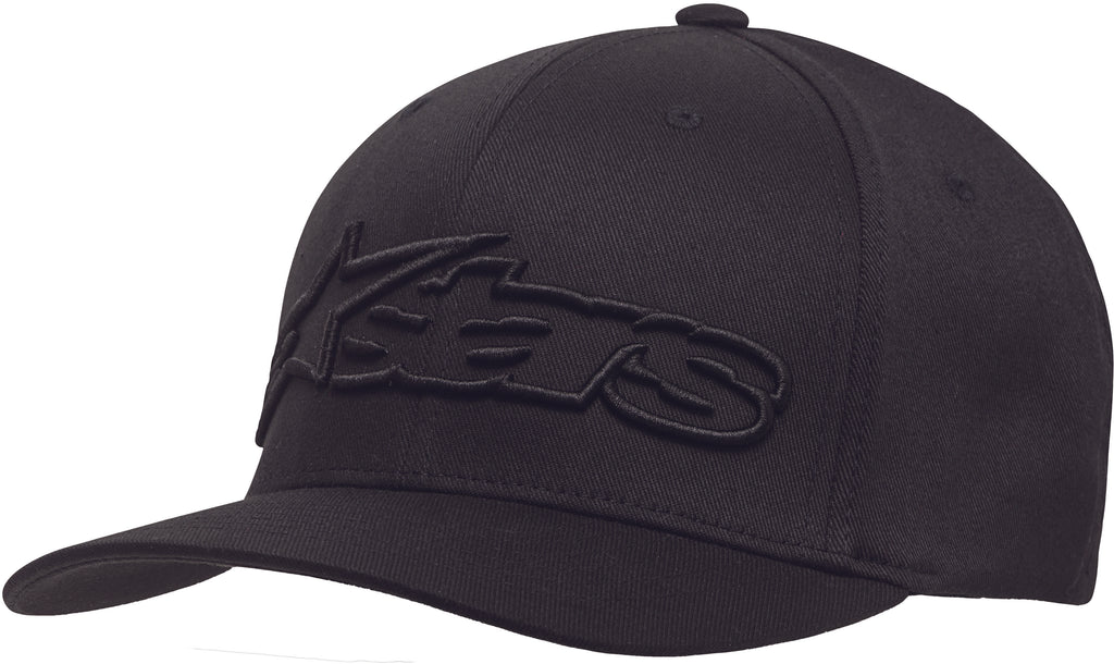 ALPINESTARS BLAZE FLEXFIT HAT BLACK/BLACK SM/MD 1039-81005-110-S/M