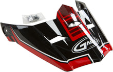 Load image into Gallery viewer, GMAX VISOR W/SCREWS UNCLE MX-46 BLACK/RED XS-SM G046829