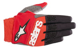 ALPINESTARS RACEFEND GLOVES RED/BLACK SM 3563519-31-S