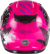 Load image into Gallery viewer, GMAX YOUTH GM-49Y BEASTS FULL-FACE HELMET PINK/PURPLE/GREY YS G1498400