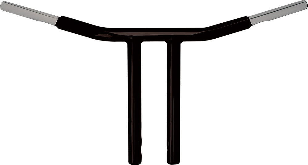 WILD 1 PHYSCO CHUBBY DRAG BAR 12.0 STRAIGHT RISERS SATIN BLK WO564B