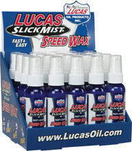 Load image into Gallery viewer, LUCAS SLICK MIST SPEED WAX 2OZ 20/PK W/COUNTER DISPLAY 10161