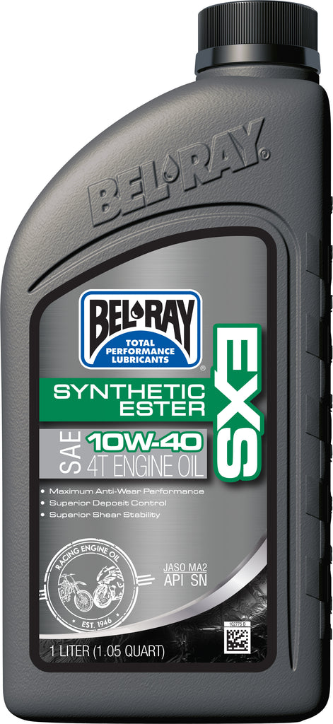 BEL-RAY EXS FULL SYNTHETIC ESTER 4T ENGINE OIL 10W-40 1LT 99161-B1LW