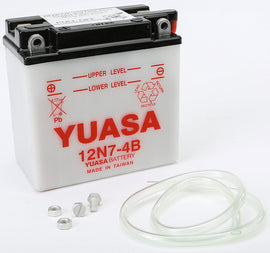 YUASA BATTERY 12N7-4B CONVENTIONAL YUAM2270B-atv motorcycle utv parts accessories gear helmets jackets gloves pantsAll Terrain Depot