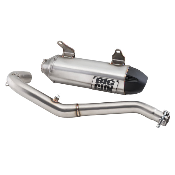 Big Gun EXO Stainless Slip On Exhaust– Honda RINCON 680 (15-19)-atv motorcycle utv parts accessories gear helmets jackets gloves pantsAll Terrain Depot