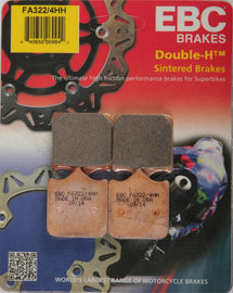 EBC BRAKE PADS FA322/4HH-atv motorcycle utv parts accessories gear helmets jackets gloves pantsAll Terrain Depot