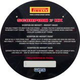 PIRELLI TIRE INSERT DISPLAY SIGN SCORPION MID-SOFT PIRELLI SC SOFT SIGN