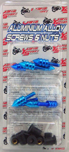 YANA SHIKI W/S SPIKED BOLT KIT BLUE YNSKWS1133