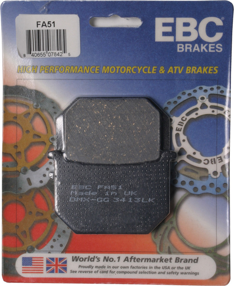 EBC BRAKE PADS FA51-atv motorcycle utv parts accessories gear helmets jackets gloves pantsAll Terrain Depot