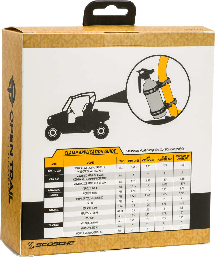 OPEN TRAIL FIRE EXTINGUISHER MOUNT- 2 PACK PSUFE