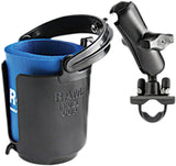 RAM SELF-LEVELING CUP HOLDER & COZY W/ZINC COATED U-BOLT BASE RAM-B-132R