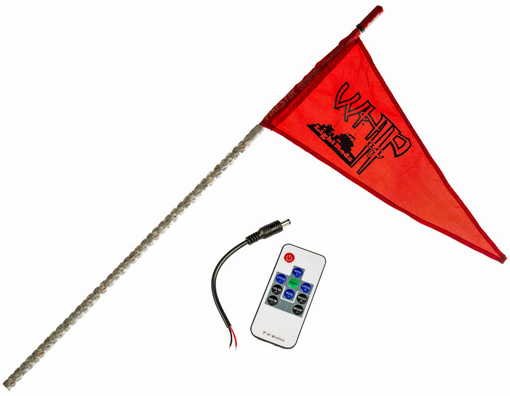 WHIP IT WHITE 5FT LED FLAG 36-2132