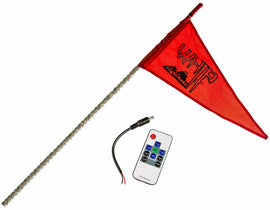 WHIP IT WHITE 5FT LED FLAG 36-2132